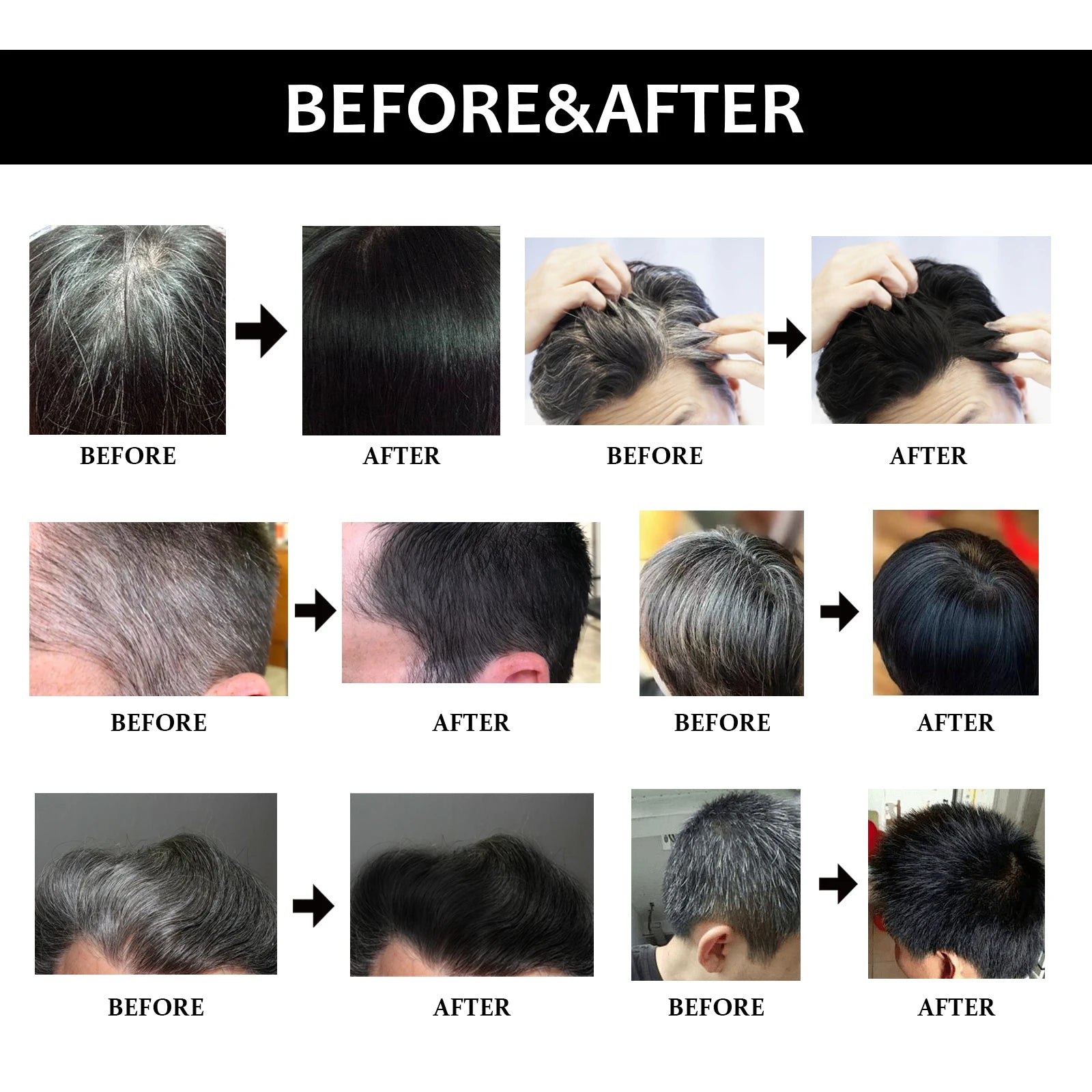 Men's Hair Darkening Shampoo Bar – Natural Nourishing & Root Strengthening Soap