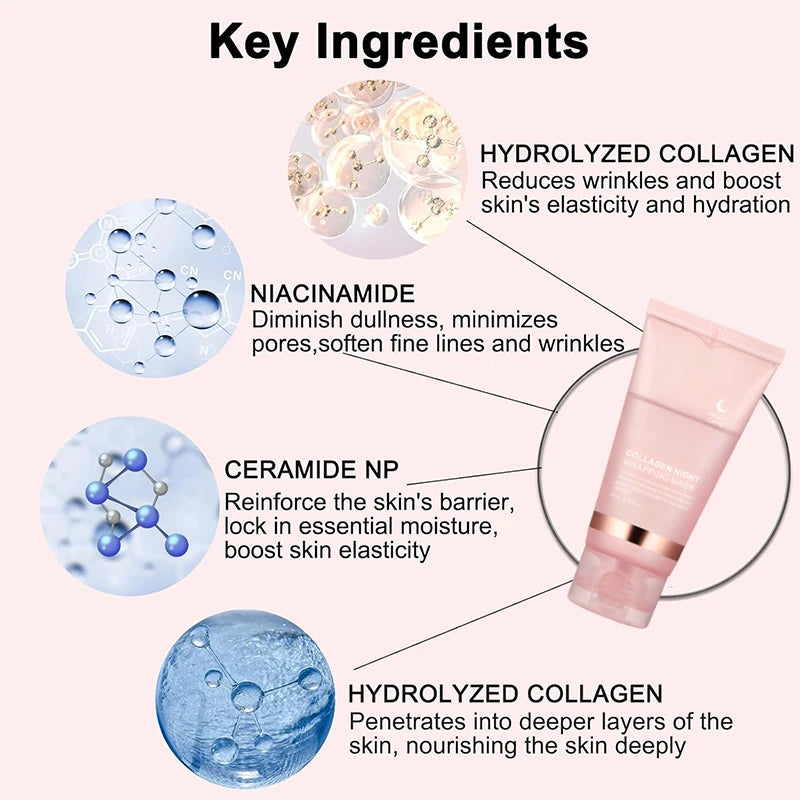 5PC Korean Collagen Peel Off Facial Mask