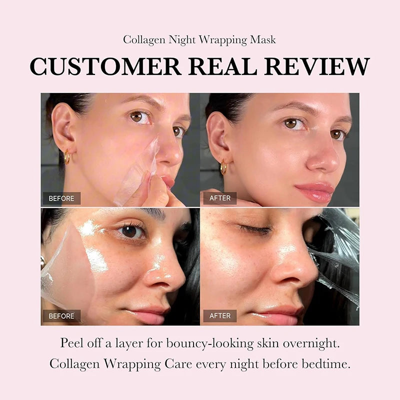 5PC Korean Collagen Peel Off Facial Mask