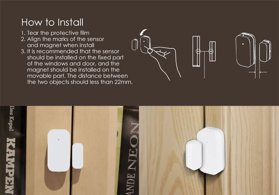 Aqara ZigBee Door & Window Sensor – Smart Home Security with App Control