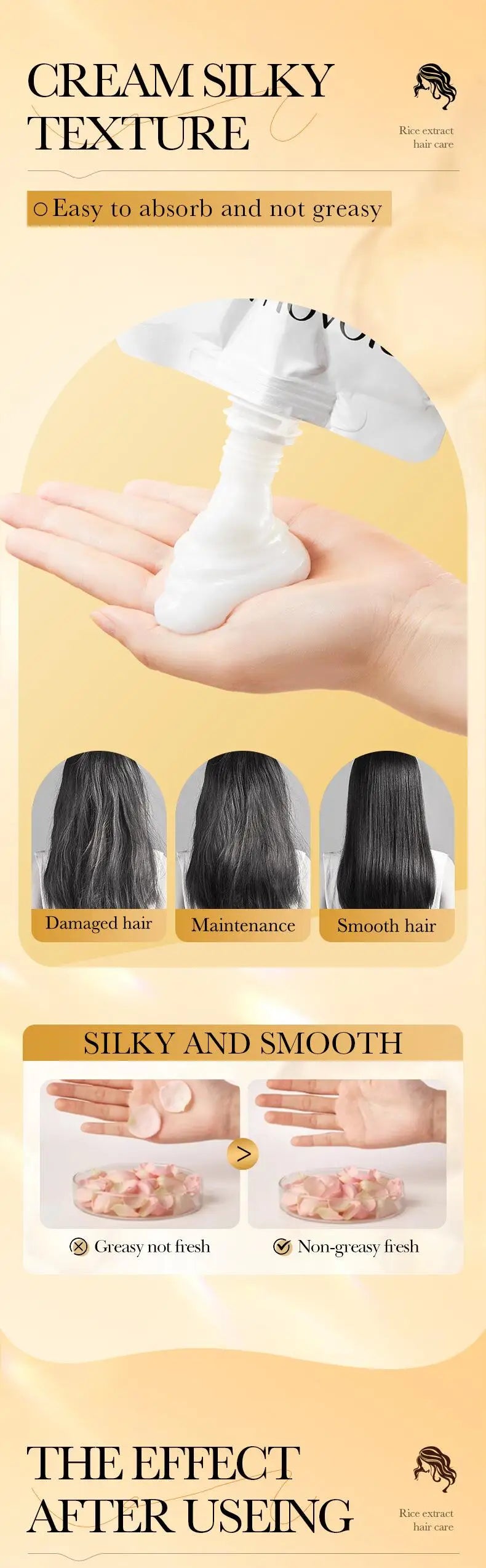 Rice Keratin Hair Mask – 5 Sec Repair