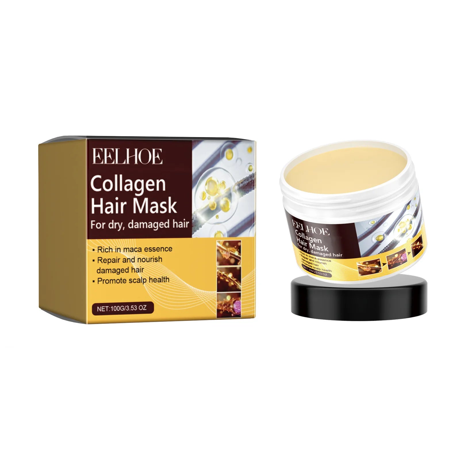 Collagen Deep Conditioning Hair Mask – 100g Moisturizing Repair Treatment