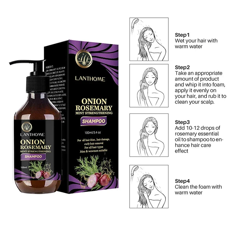 Hair Growth & Thickening Shampoo – Rosemary & Onion