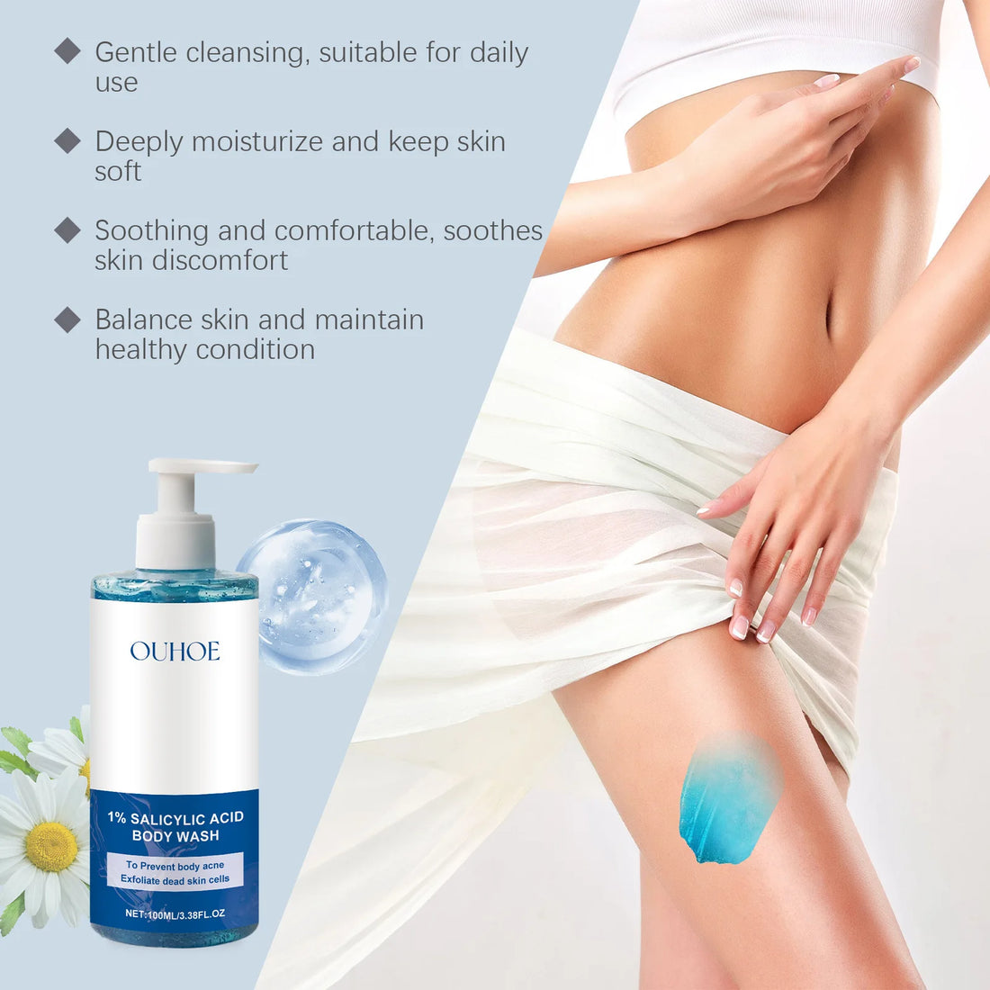 Salicylic Acid Body Wash – Acne & Brightening
