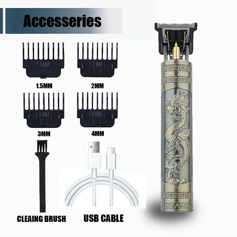 T9 Electric Hair Clipper – Dragon Buddha Beard & Body Trimmer