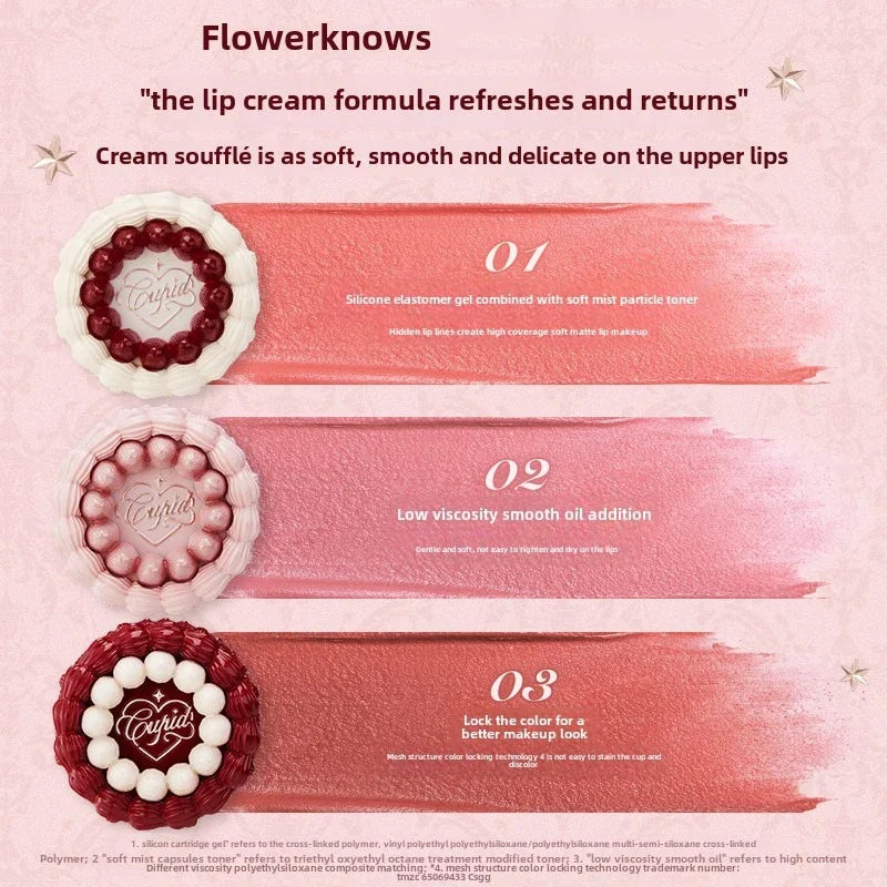 Flowerknows Strawberry Cupid Matte Velvet Lipstick