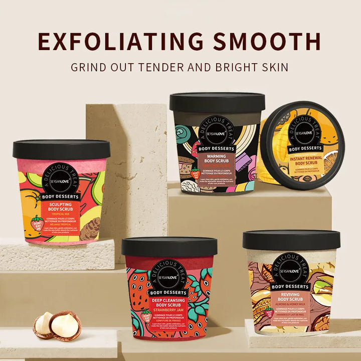 Strawberry Exfoliating Body Scrub Cream