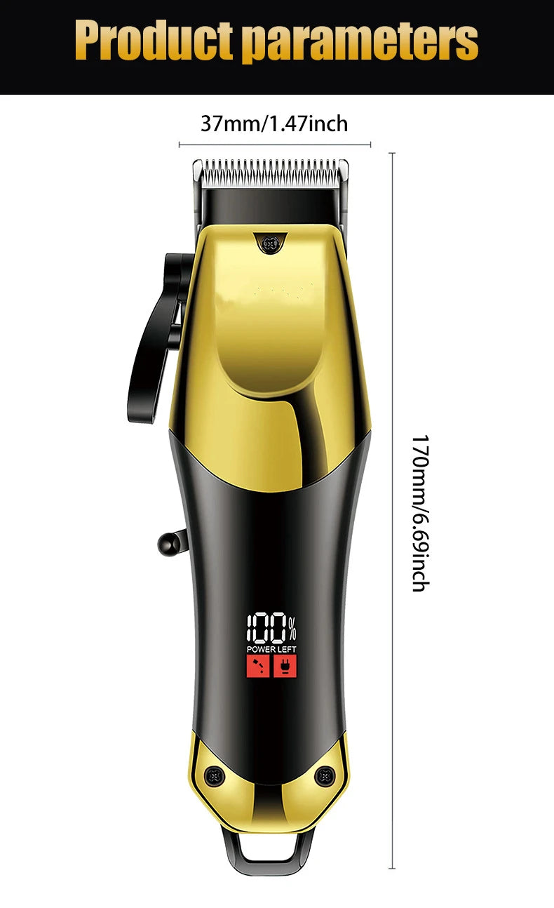 USB Rechargeable Hair Clippers Set for Men