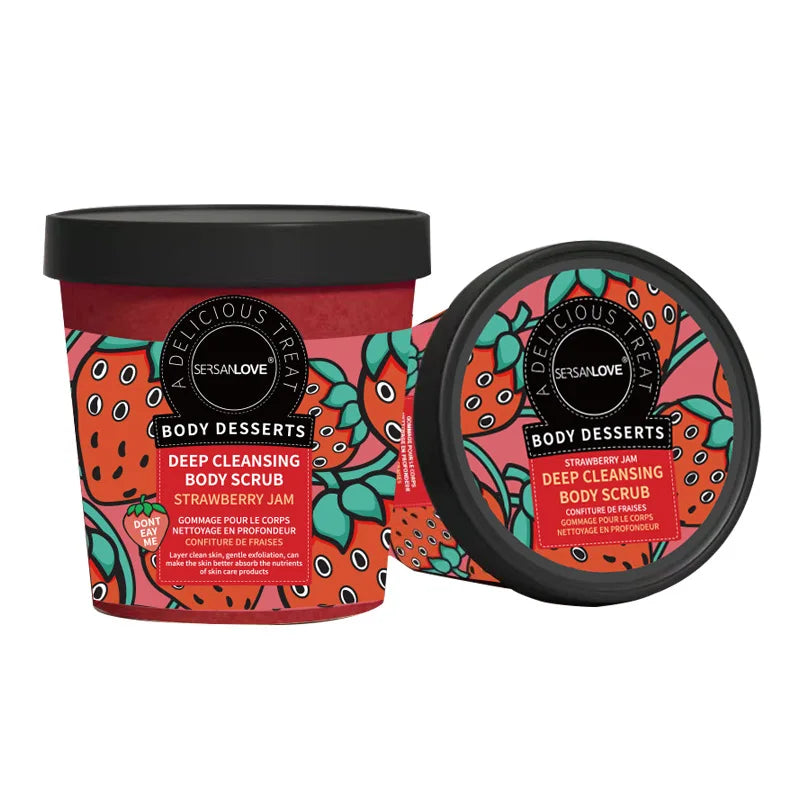 Strawberry Exfoliating Body Scrub Cream