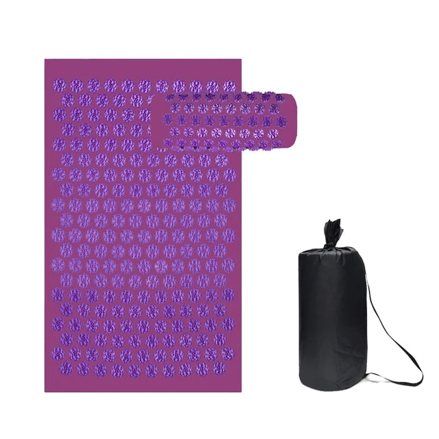 Acupressure Yoga Mat & Pillow Set with Spikes