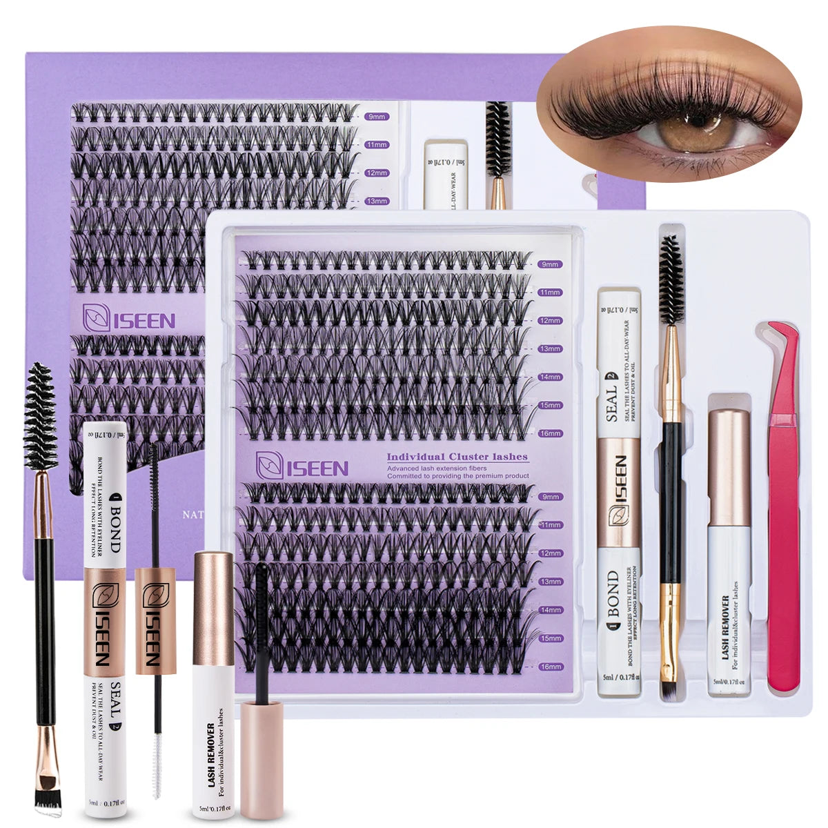 DIY Lash Extension Kit with Clusters & Tools