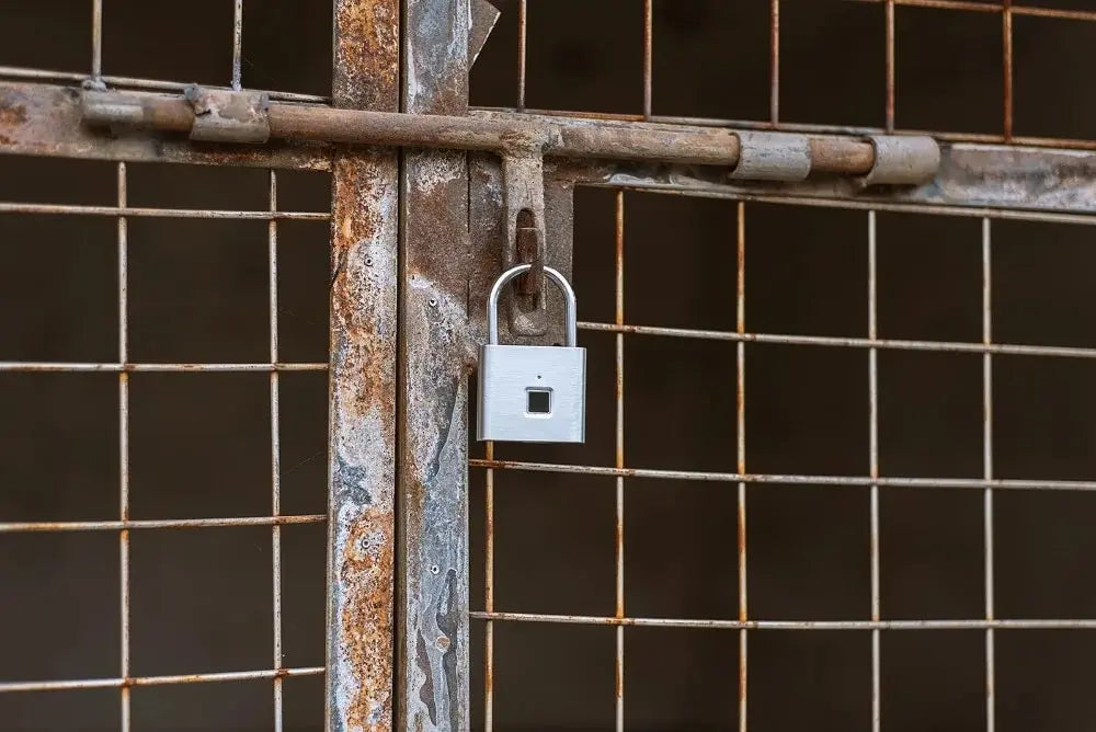 KERUI Smart Fingerprint Padlock – USB Rechargeable Waterproof Anti-Theft Lock
