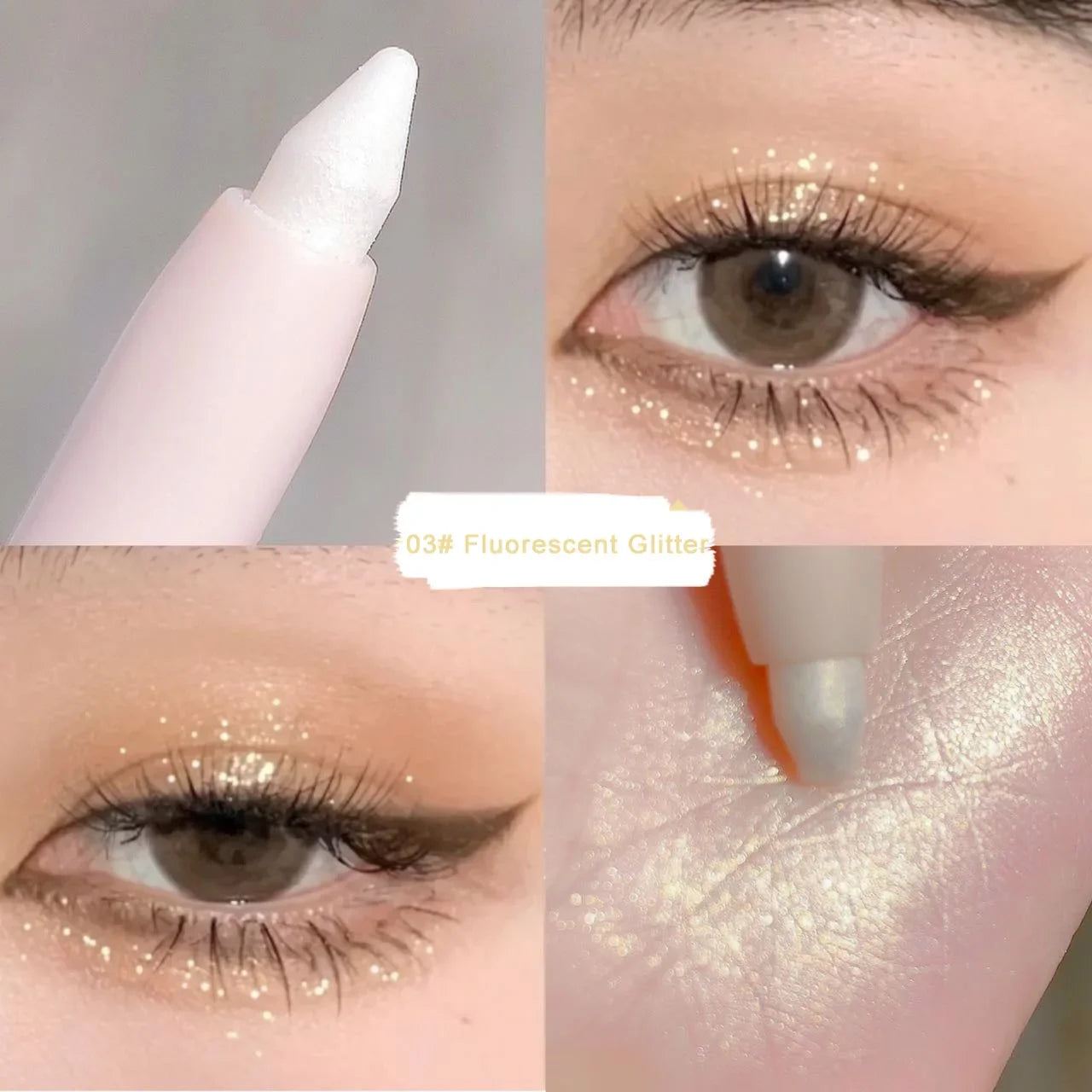 Lying Silkworm Eyeshadow Highlighter Pen – Matte & Pearl Brightening Stick