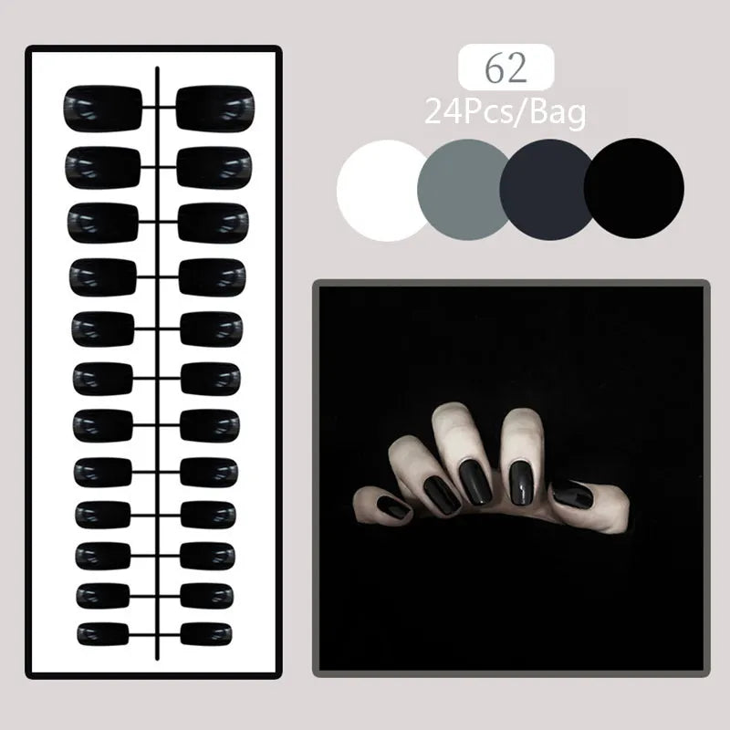 30Pcs Matte Nude Press-On Nails