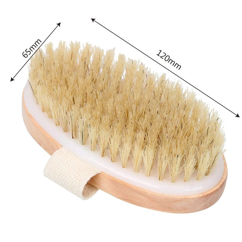 Exfoliating Wooden Body Massage Brush