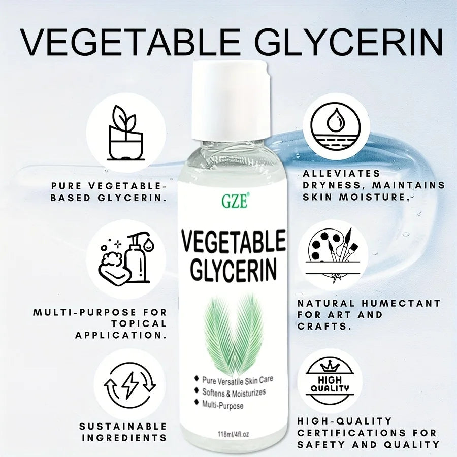 GZE 100% Pure Vegetable Glycerin for Skin Care