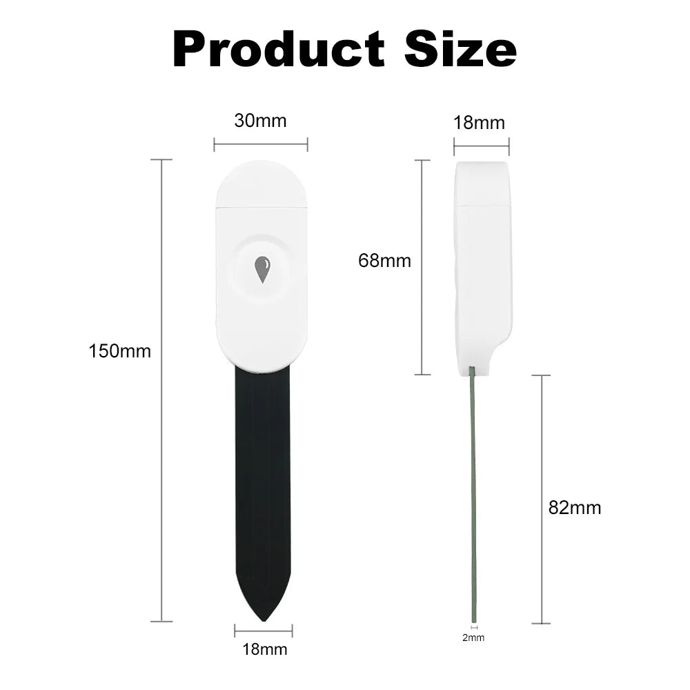 Zigbee Soil Moisture Sensor – Smart Plant Monitor with App & Voice Control