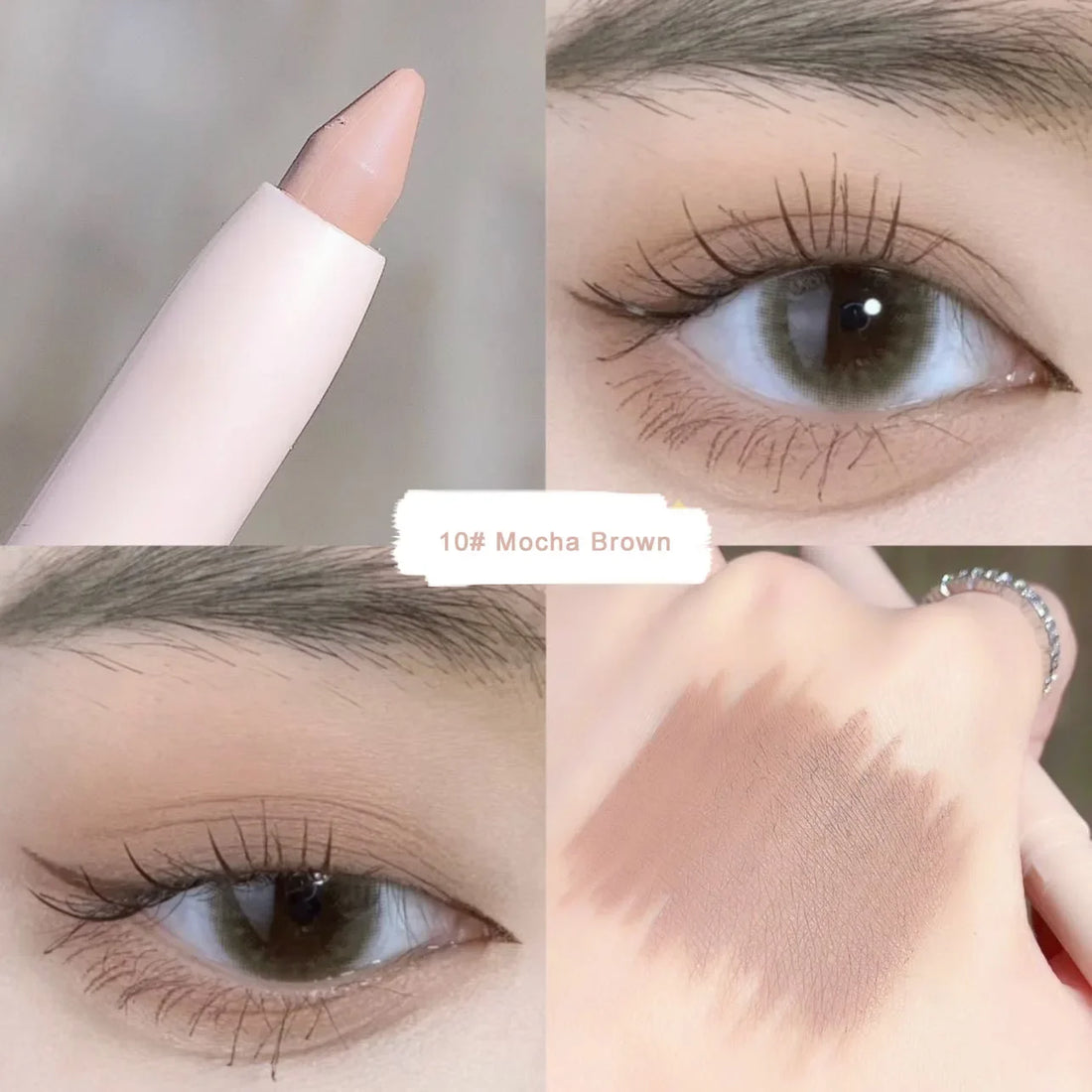 Lying Silkworm Eyeshadow Highlighter Pen – Matte & Pearl Brightening Stick