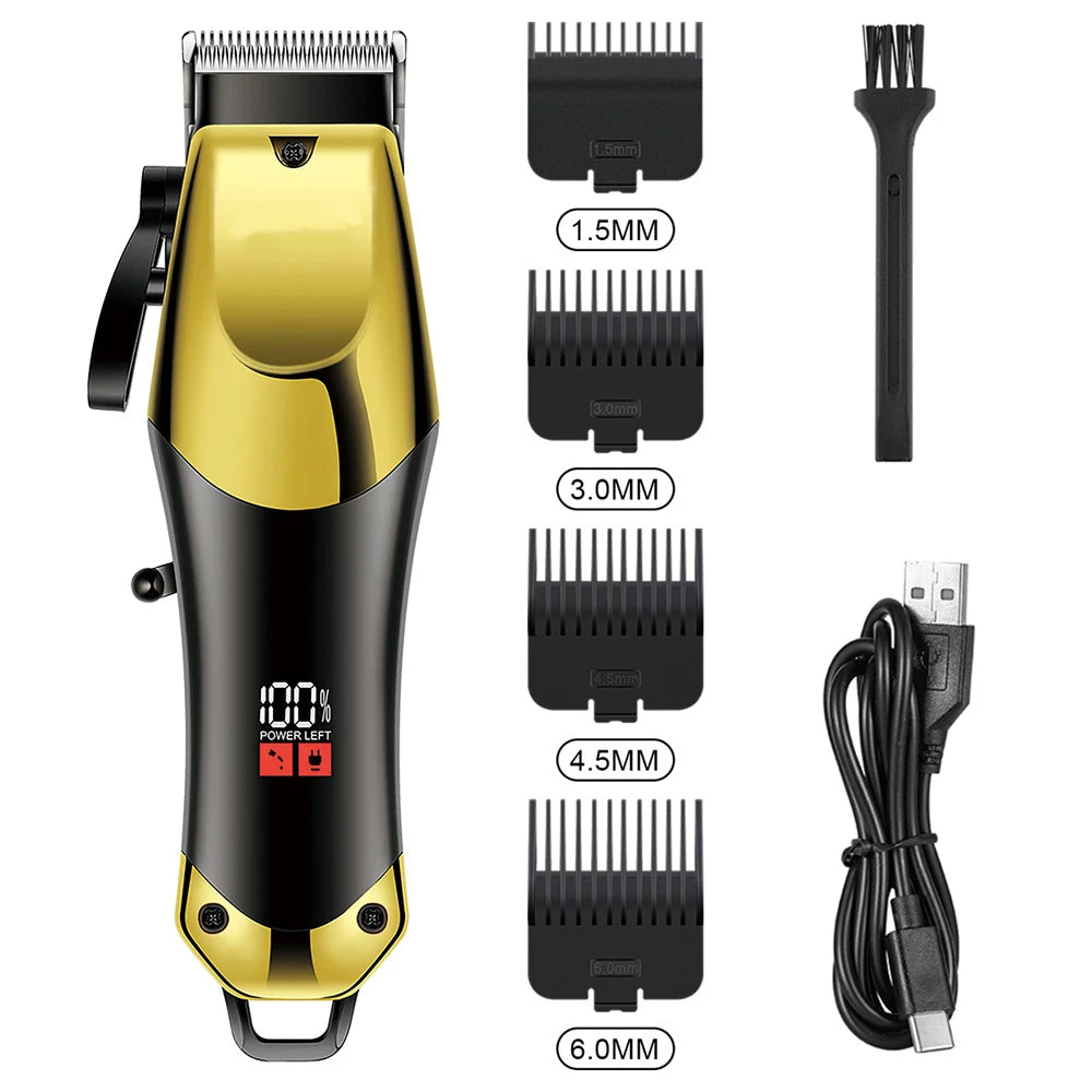 USB Rechargeable Hair Clippers Set for Men