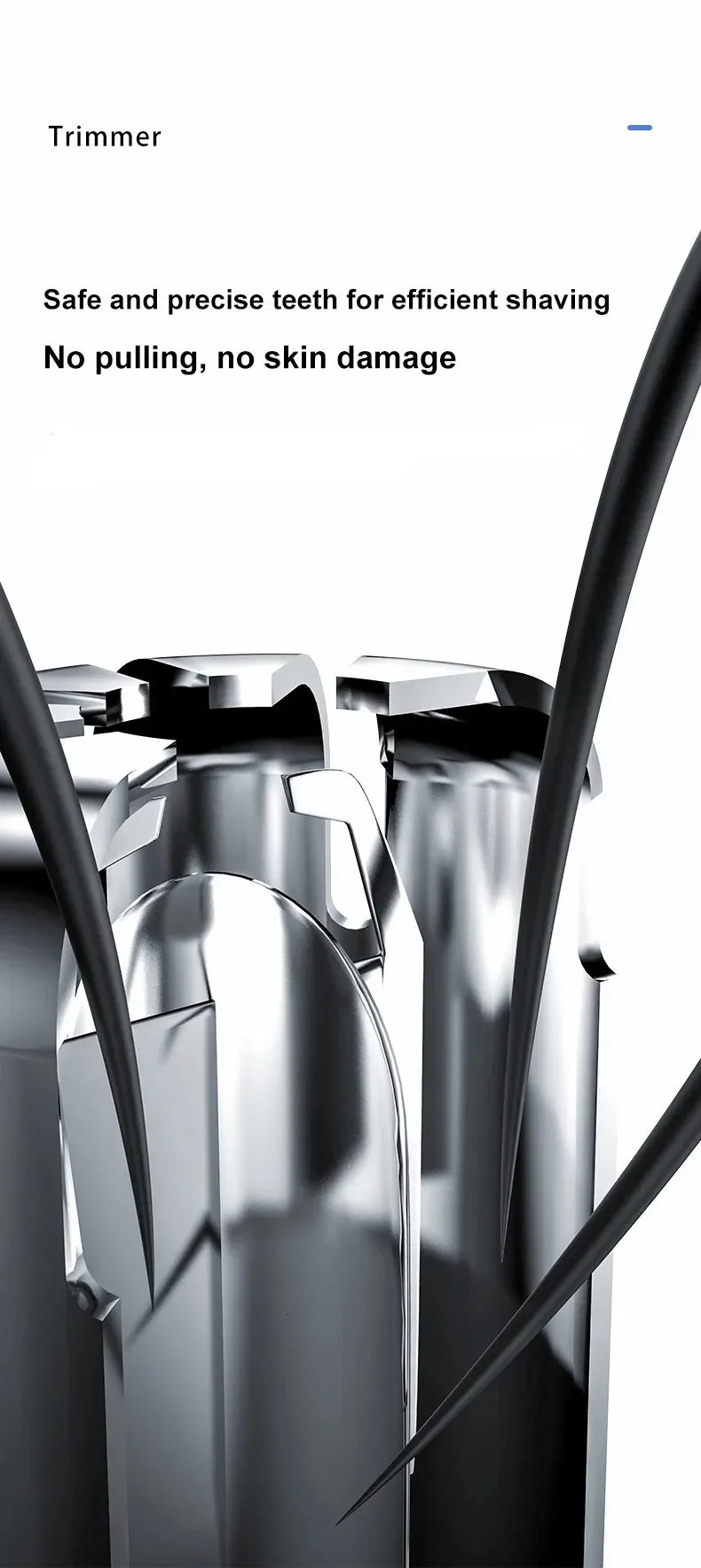 USB Rechargeable Nose & Ear Hair Trimmer – Metal Electric Shaver for Men & Women