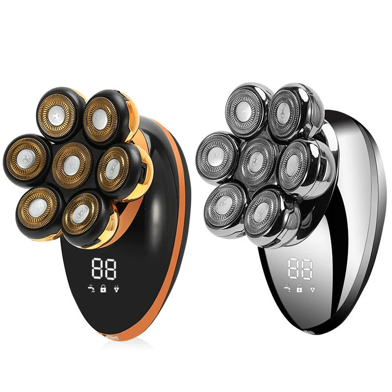 7D Electric Shaver for Men – Bald Head & Beard Trimmer