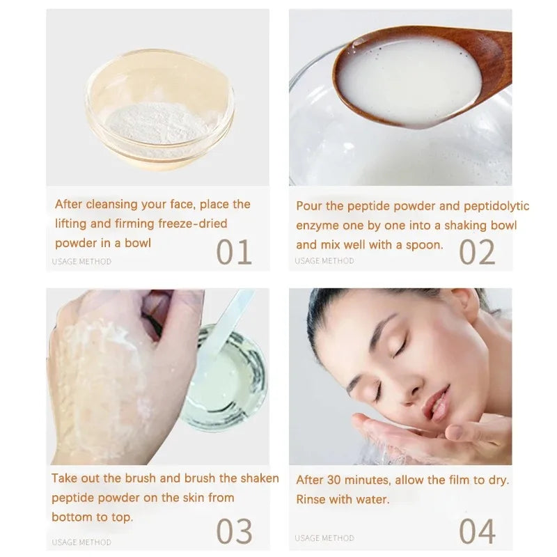 Collagen & Hyaluronic Acid Face Mask – Firming, Whitening & Anti-Wrinkle Care