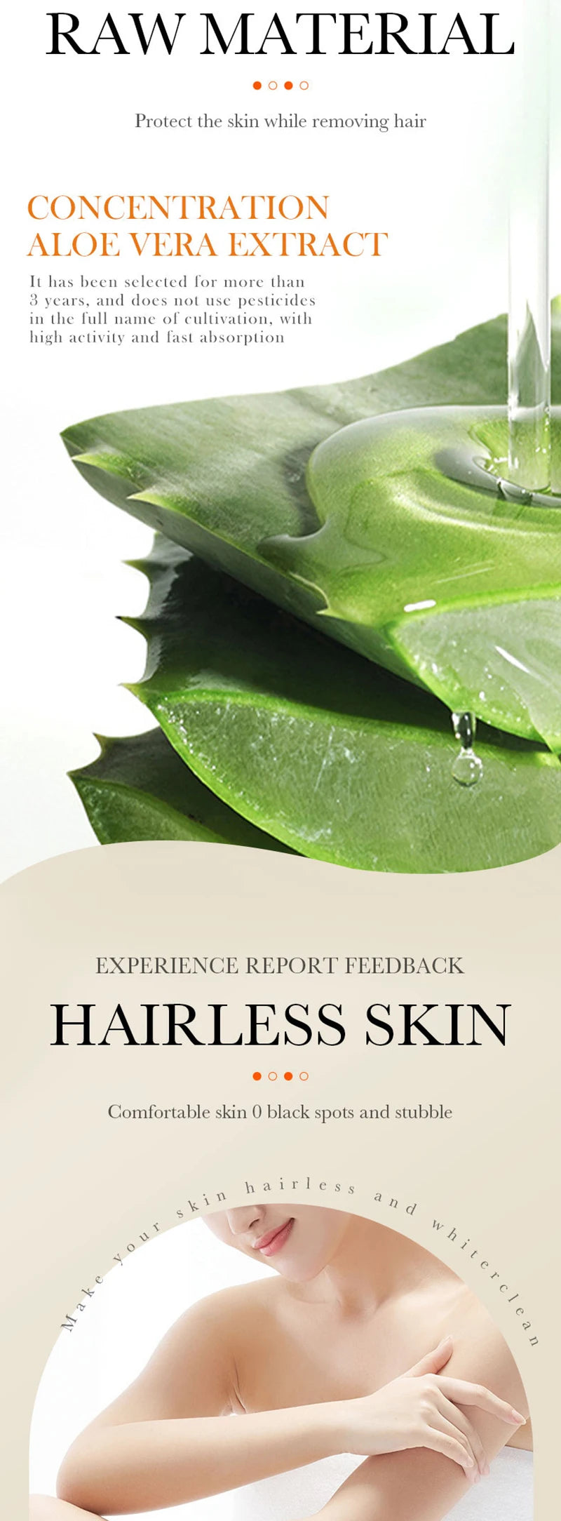 Permanent Hair Removal Cream for Men & Women