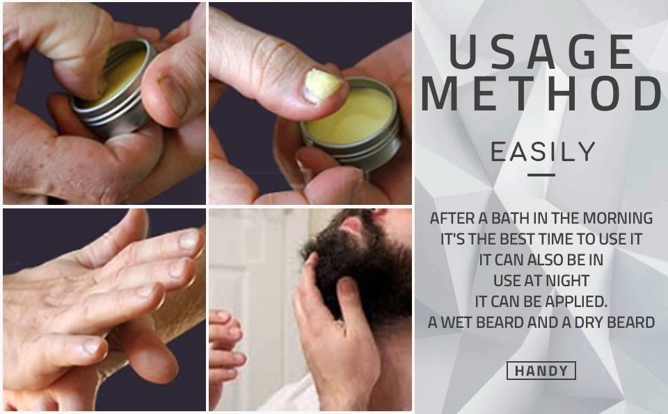 Natural Beard Balm & Growth Oil for Men