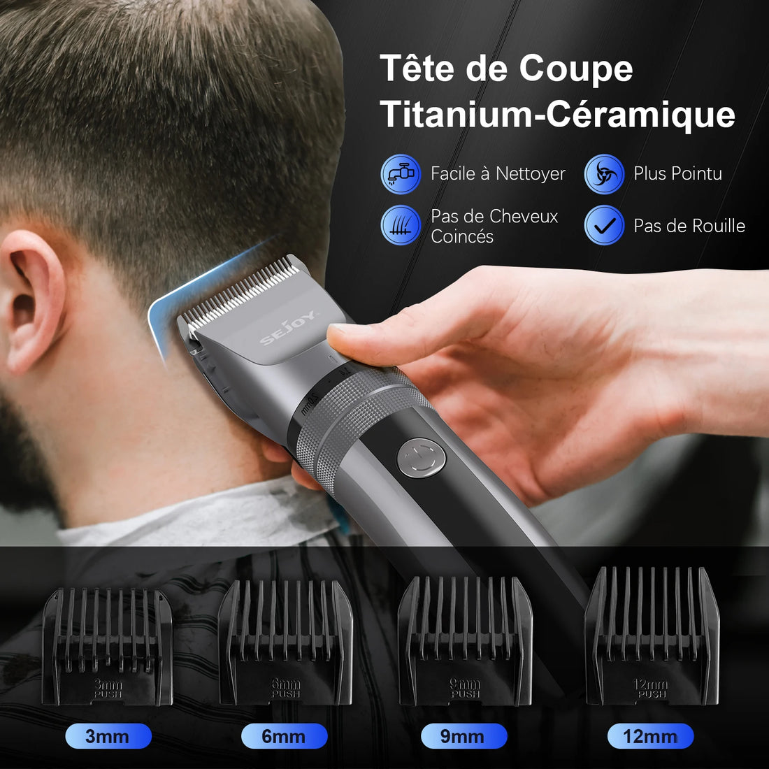 Sejoy Electric Hair Clippers for Men
