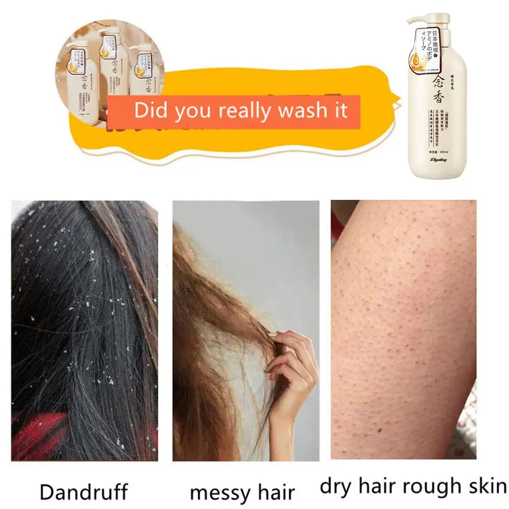 300ml Amino Acid Japanese Fragrant Shampoo & Conditioner Set