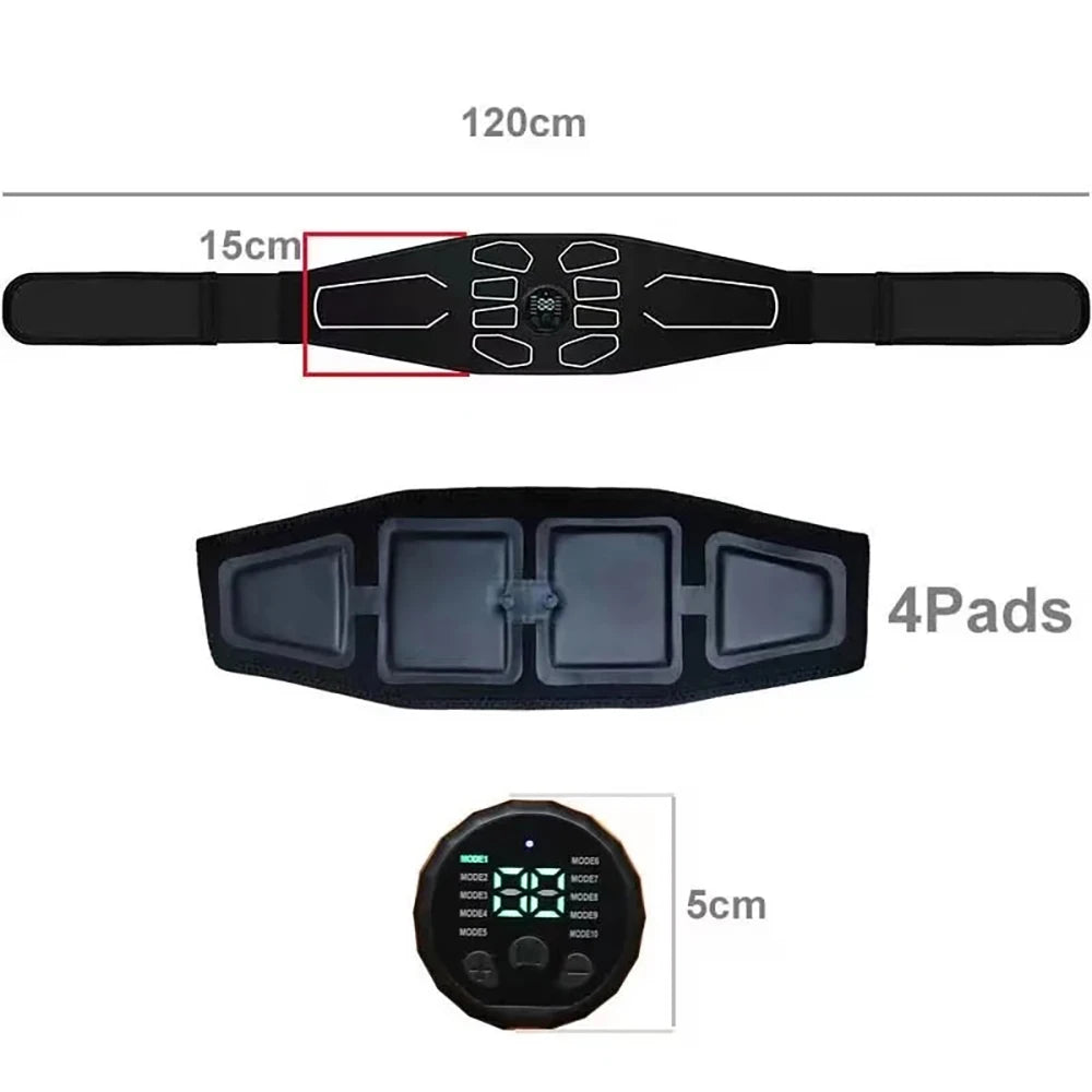 Smart EMS Abdominal Muscle Stimulator Belt