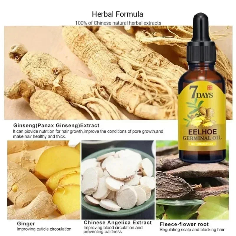 7-Day Ginger Hair Growth Serum