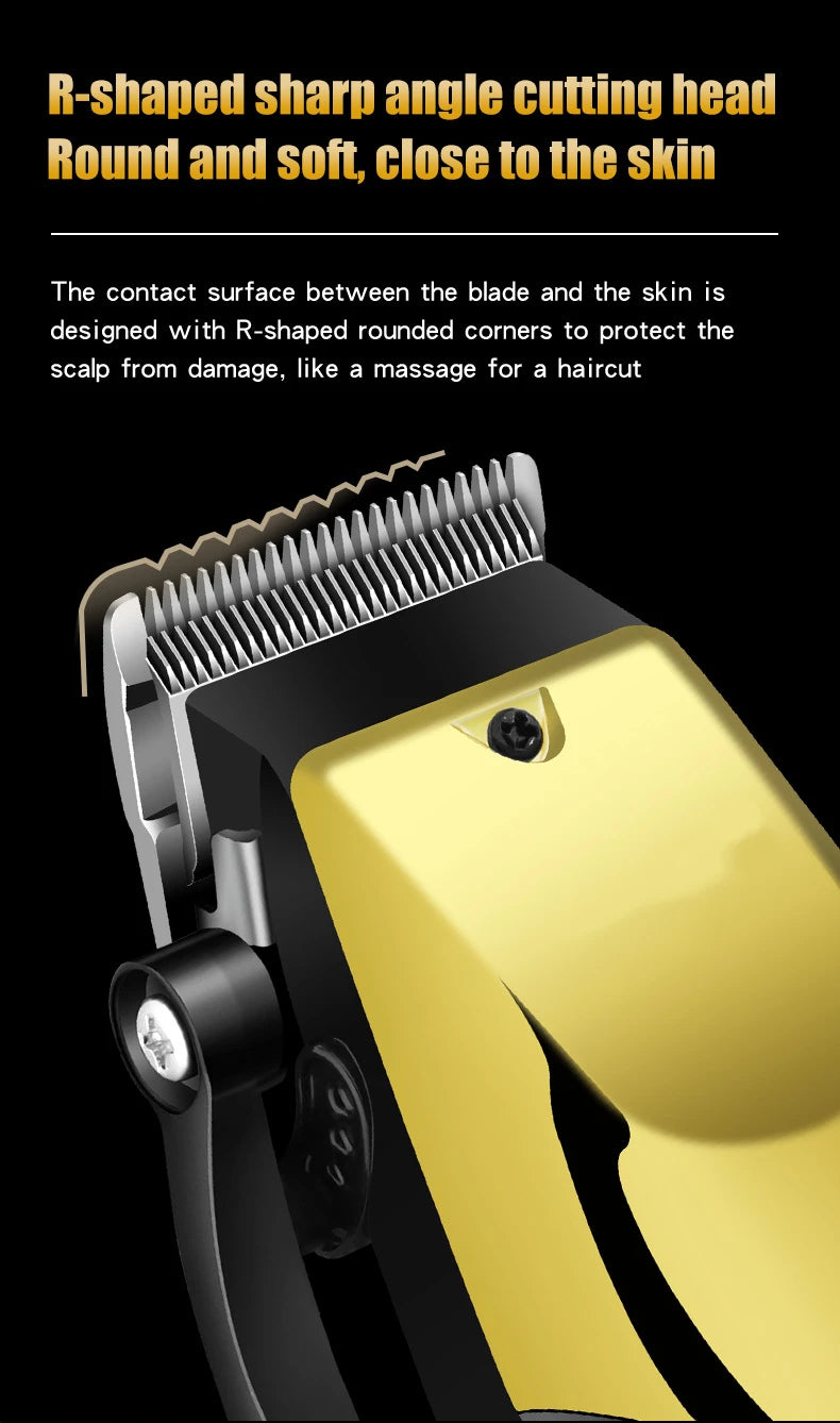 USB Rechargeable Hair Clippers Set for Men