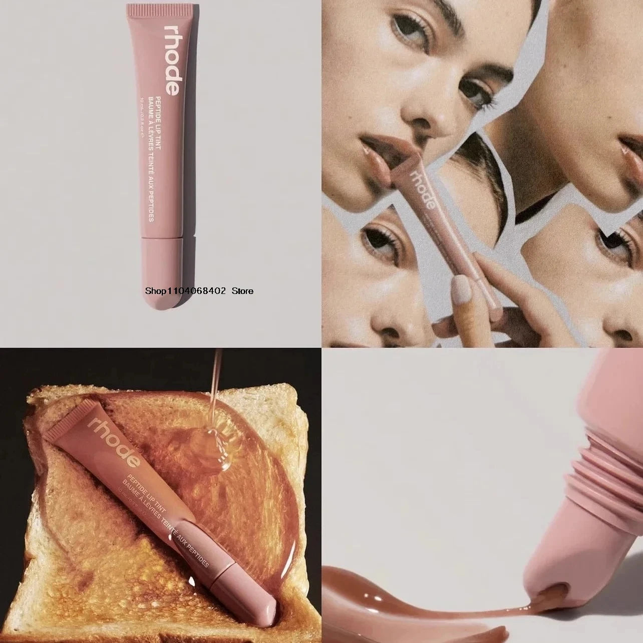RHODE Toast Cheek Cream Blush & Lip Gloss Stick