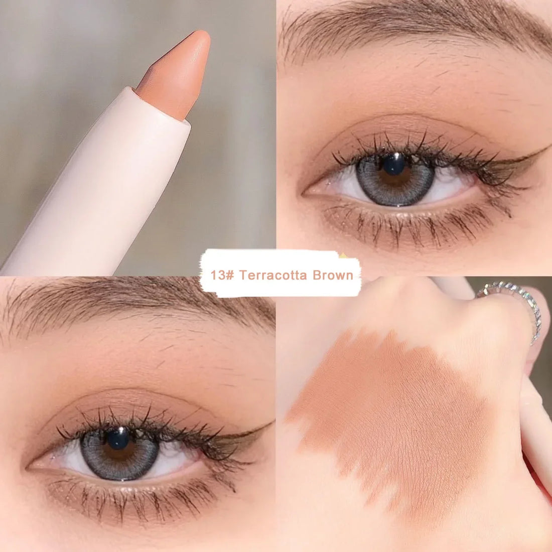 Lying Silkworm Eyeshadow Highlighter Pen – Matte & Pearl Brightening Stick
