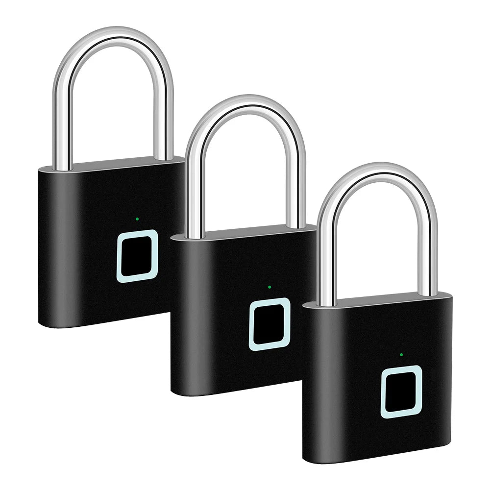 KERUI Smart Fingerprint Padlock – USB Rechargeable Waterproof Anti-Theft Lock