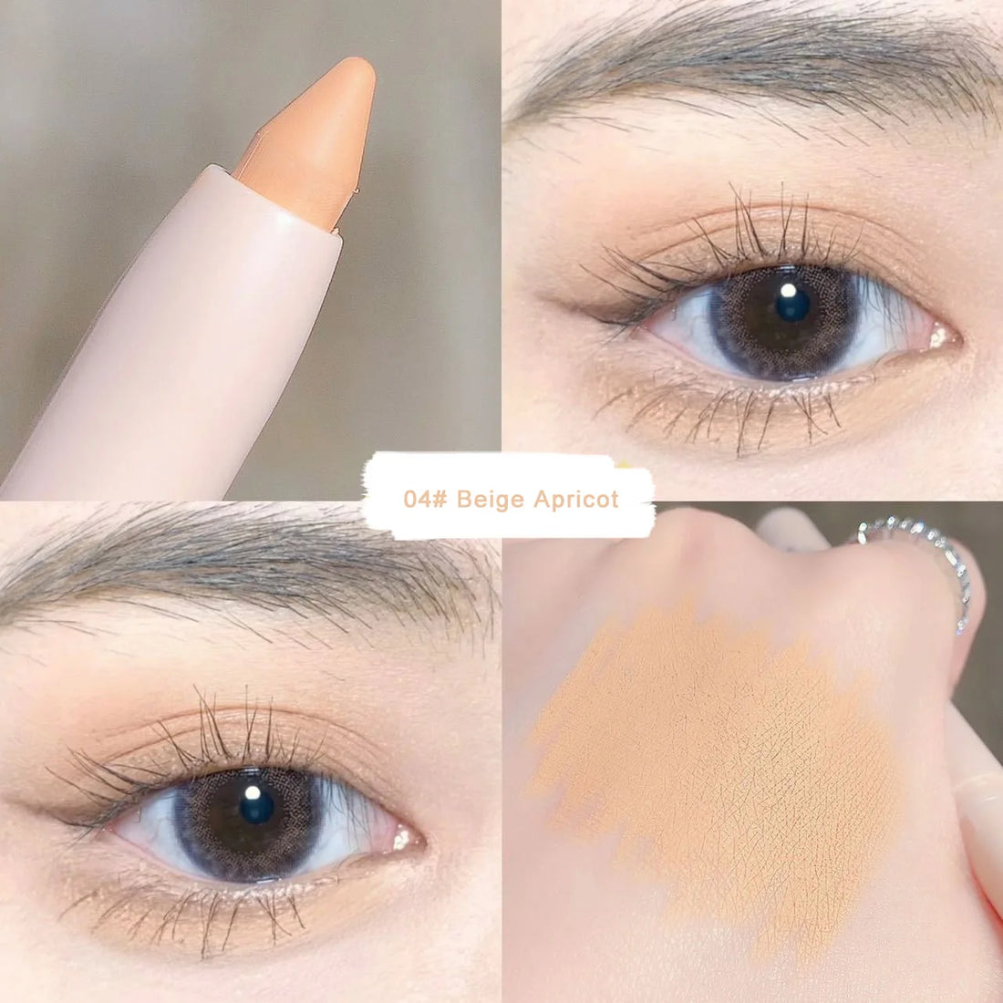 Lying Silkworm Eyeshadow Highlighter Pen – Matte & Pearl Brightening Stick