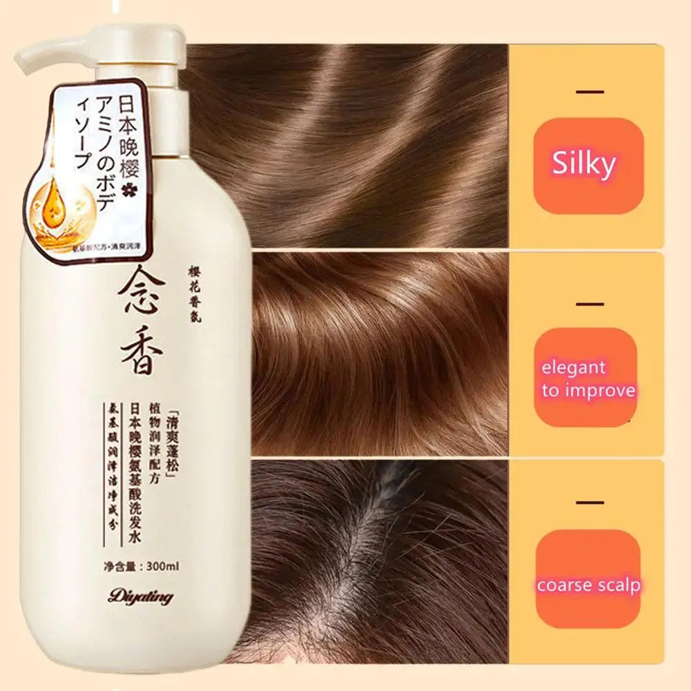 300ml Amino Acid Japanese Fragrant Shampoo & Conditioner Set