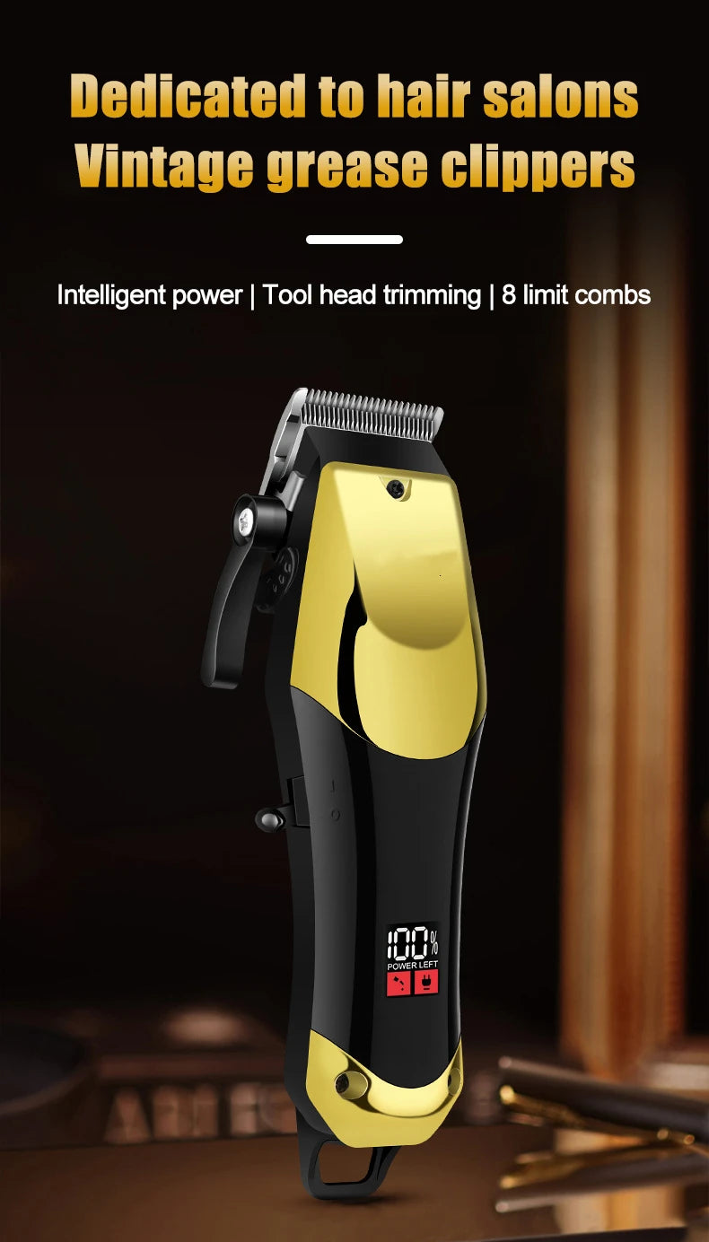 USB Rechargeable Hair Clippers Set for Men