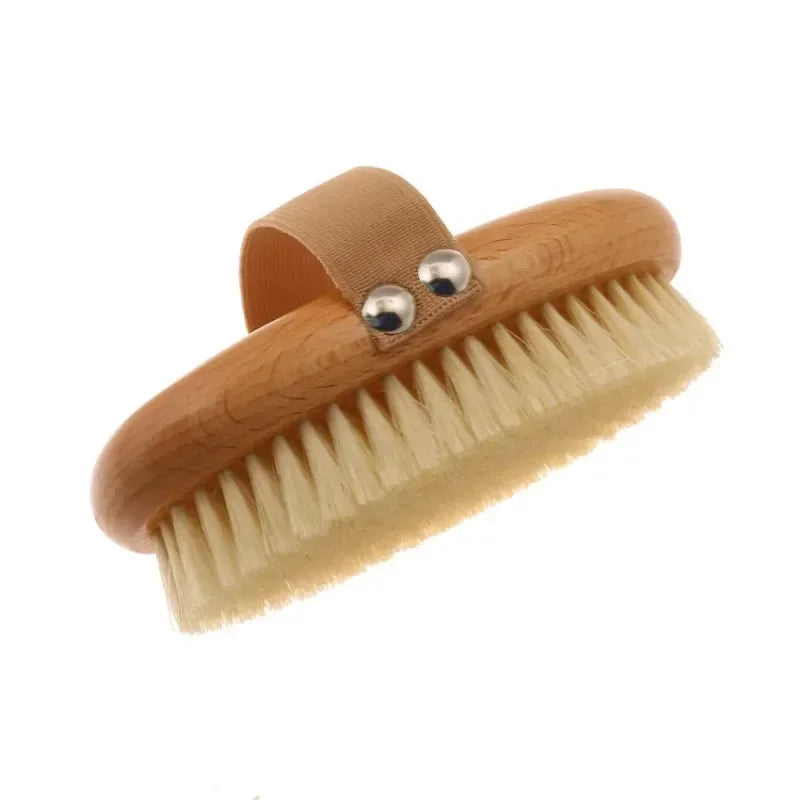 Natural Boar Bristle Bamboo Body Brush