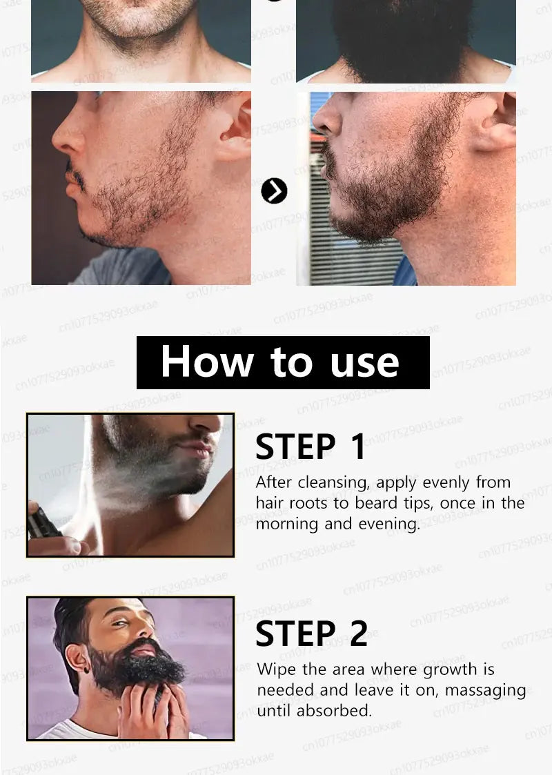 2025 Beard & Hair Growth Essence