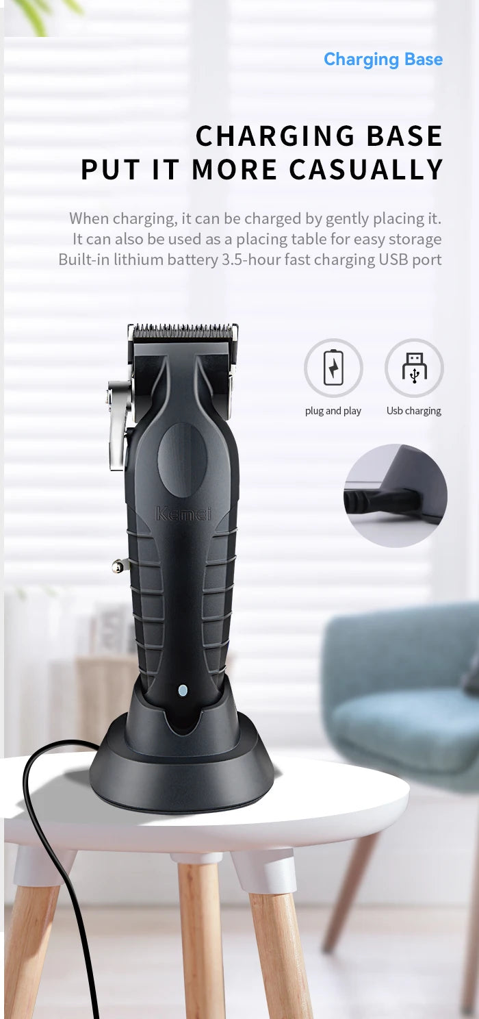 Kemei KM-2296 Cordless Body Hair Trimmer