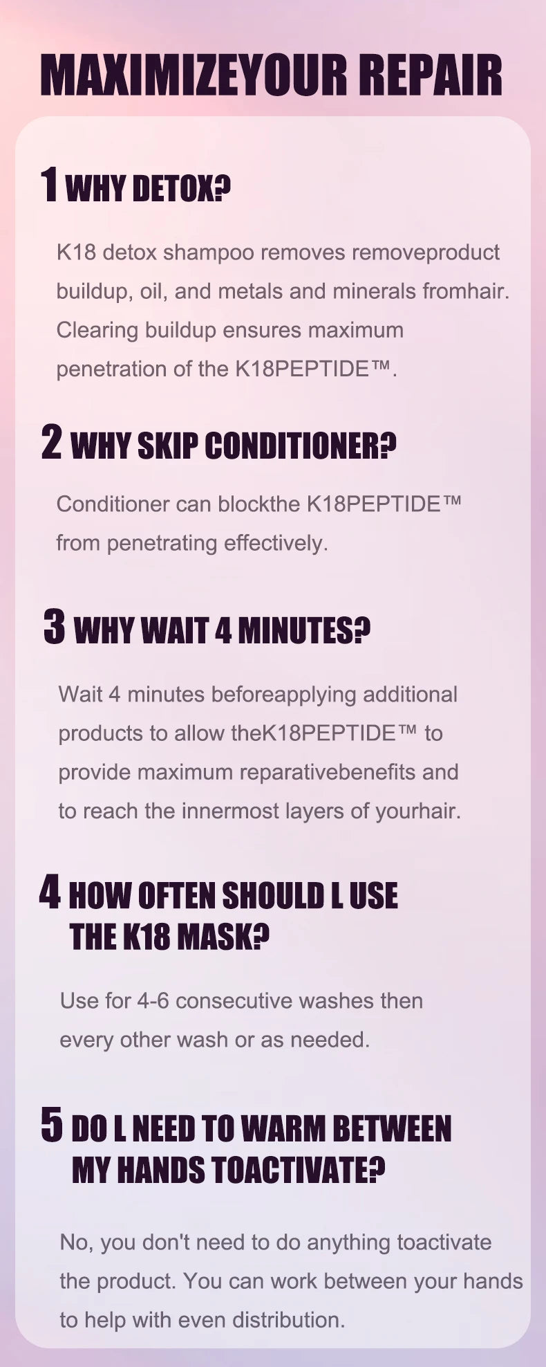 Original K18 Leave-In Repair Hair Mask – 150ML Fast Regenerative Treatment