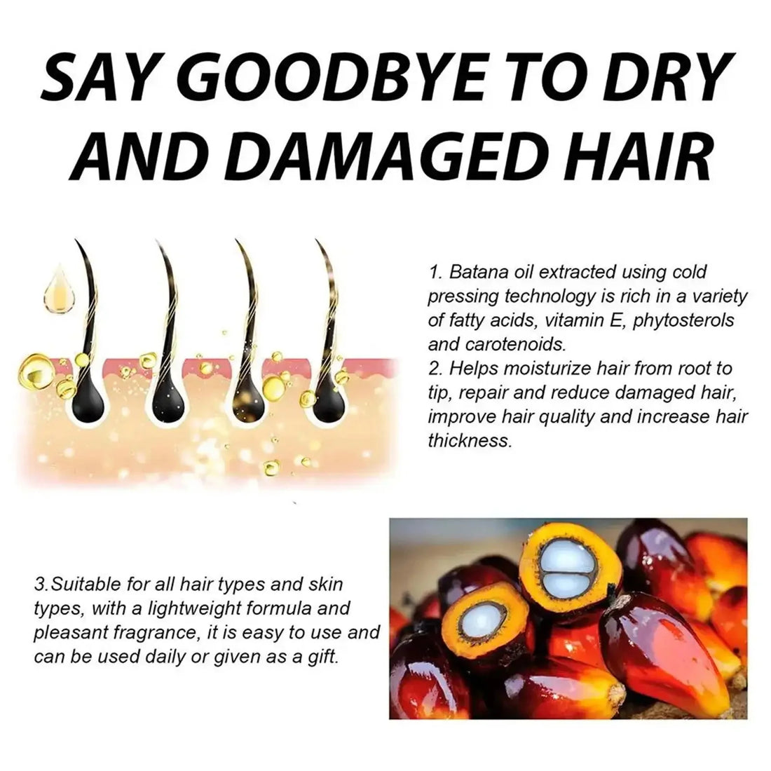 7 Days Batana Hair Growth Serum