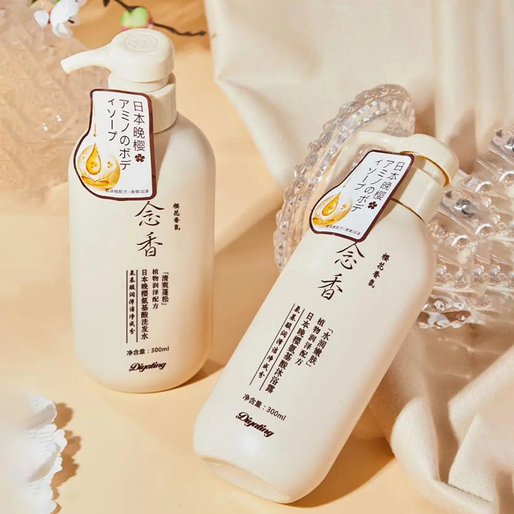 300ml Amino Acid Japanese Fragrant Shampoo & Conditioner Set