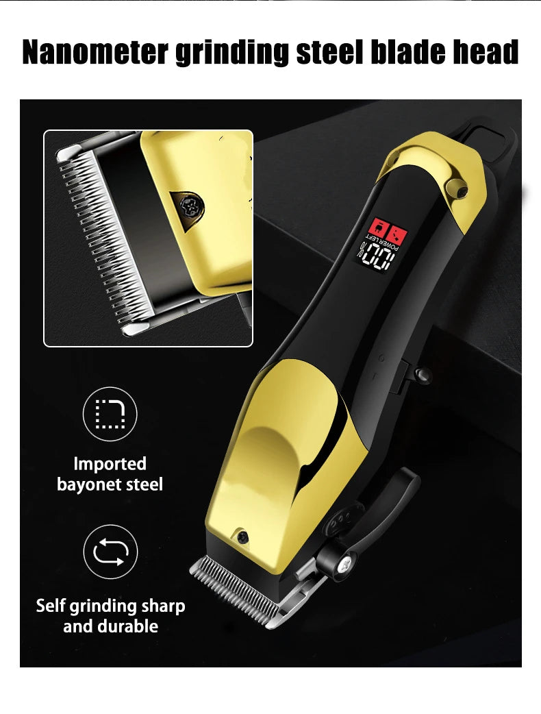 USB Rechargeable Hair Clippers Set for Men
