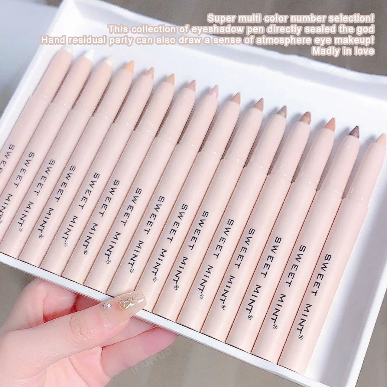 Lying Silkworm Eyeshadow Highlighter Pen – Matte & Pearl Brightening Stick