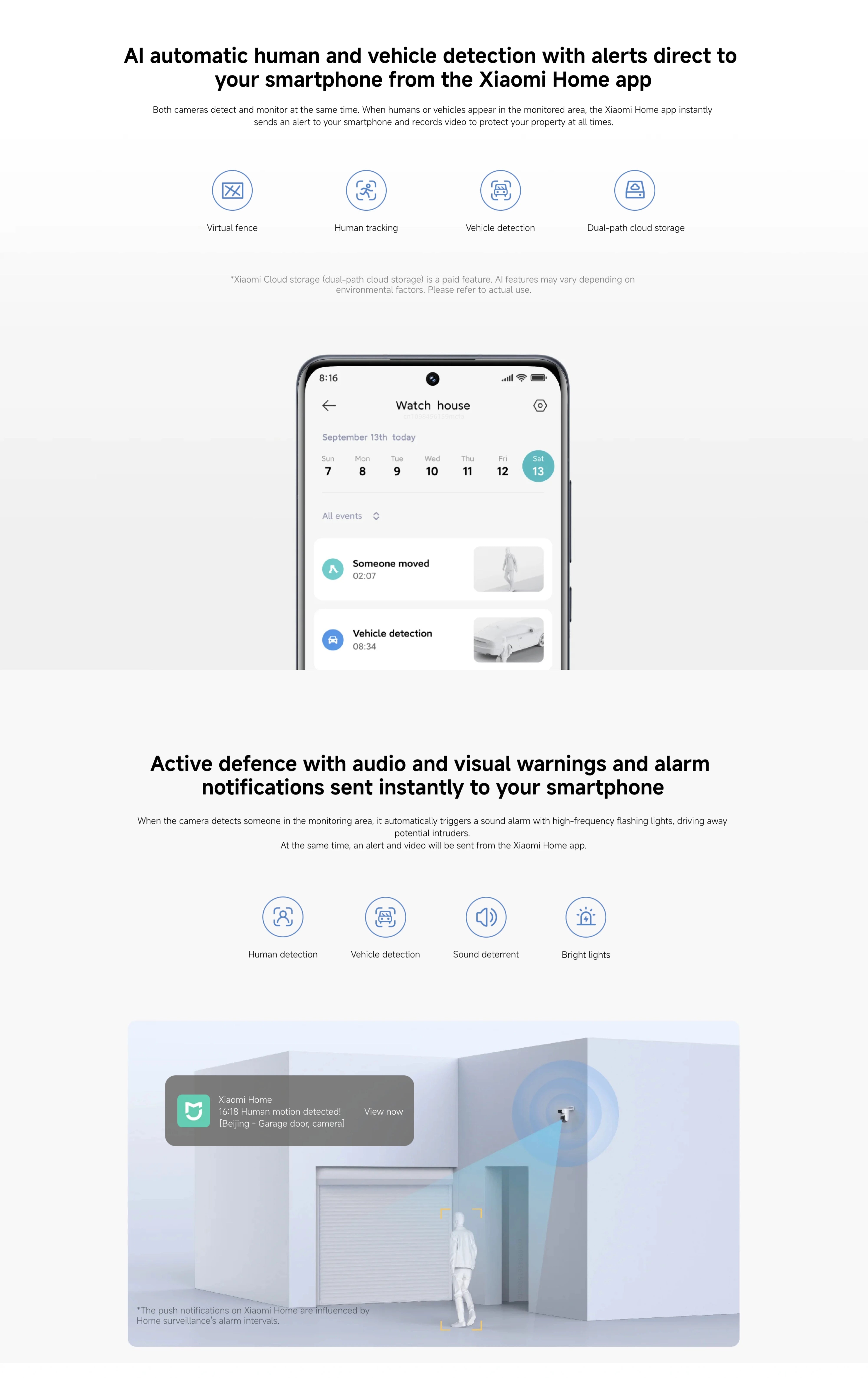Xiaomi Outdoor CW500 Dual Camera – IP66 Smart CCTV with AI Detection & Night Visione