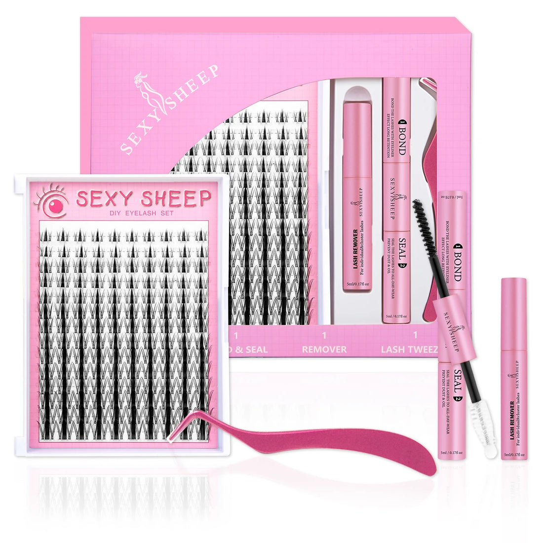 DIY Lash Extension Kit with Clusters & Tools