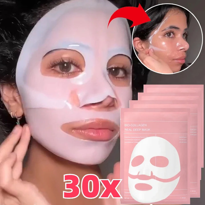 Bio Collagen Face Mask – Deep Hydrating & Brightening Overnight Skincare